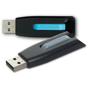 128Gb Store N Go V3 Usb 3.0 Drive 2Pk Blue, Gray