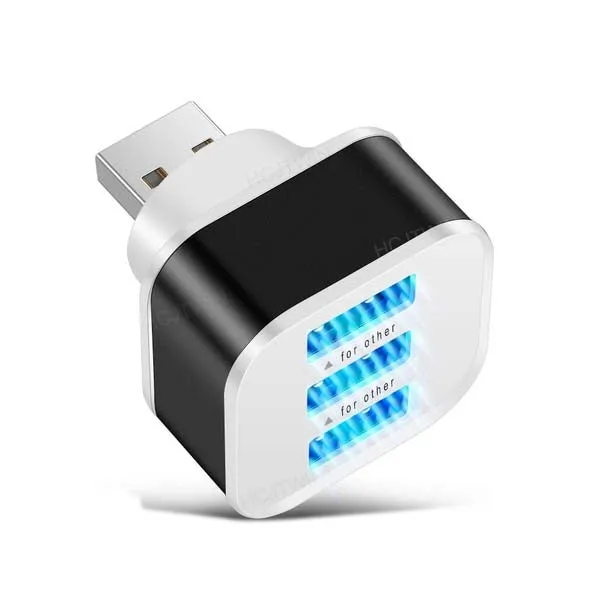 2-Pack: High Speed USB HUB 3 Ports Splitter
