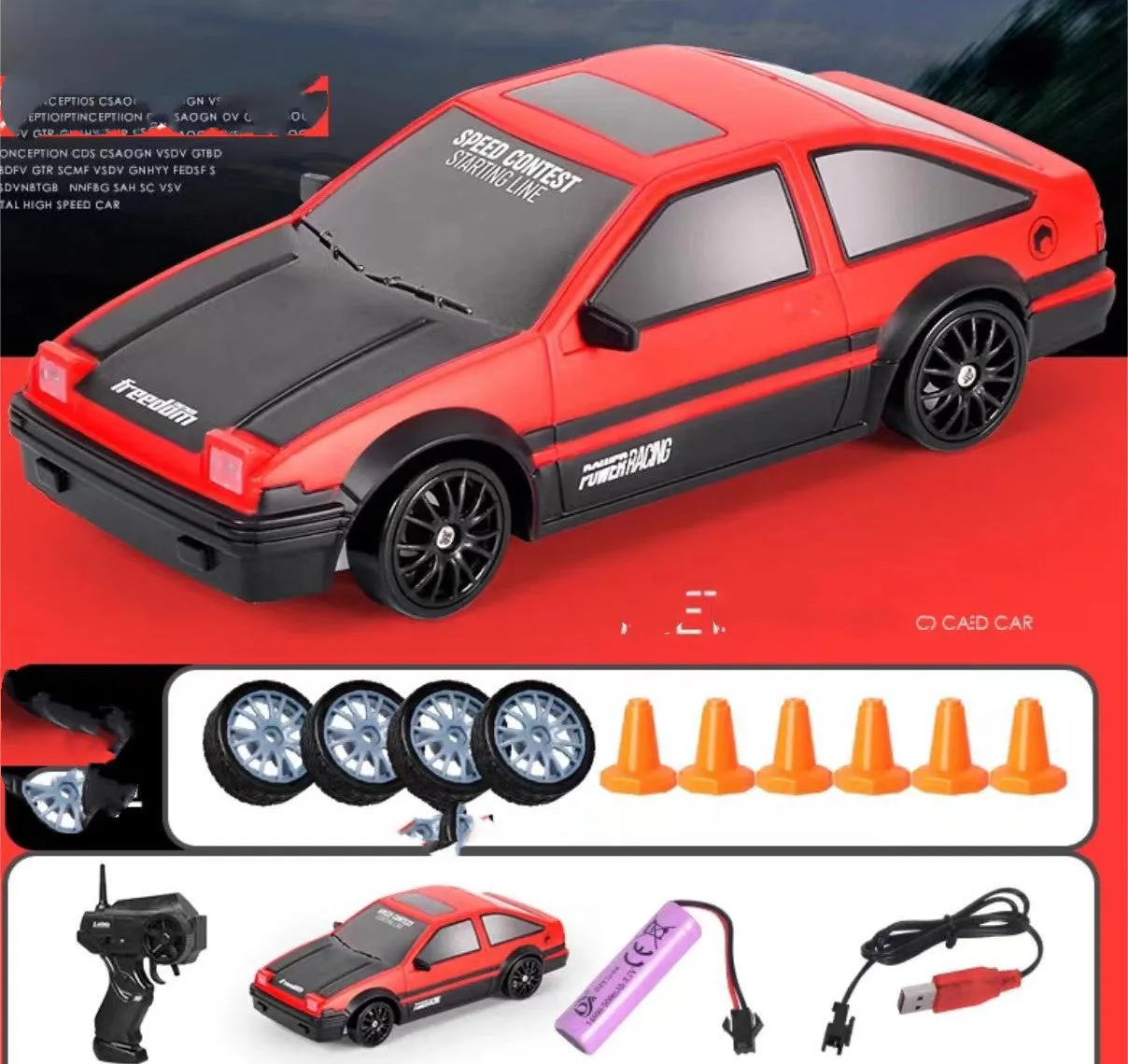 2.4G Drift RC Car Toy | 4WD Remote Control Racing Vehicle for Kids