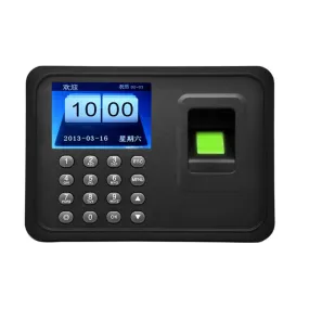 A6 Biometric Fingerprint Usb Time Attendance Clock Recorder Employee Digital Electronic RFID Reader Scanner Sensor