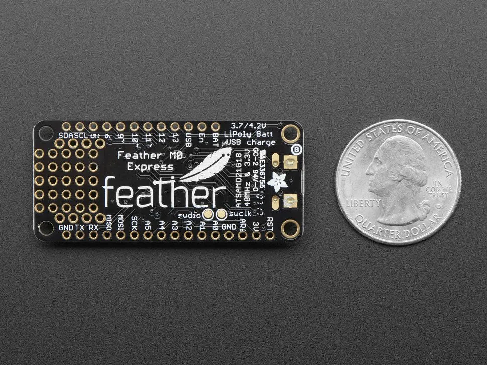 Adafruit Feather M0 Express - Designed for CircuitPython - ATSAMD21 Cortex M0