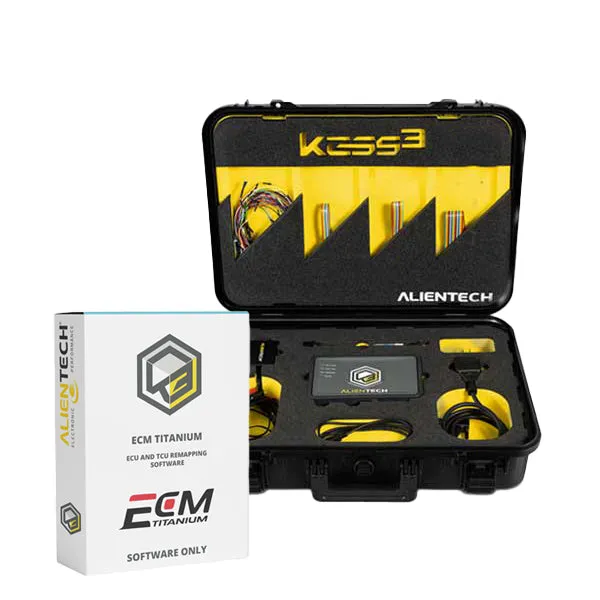 Alientech - KESS3 & ECM Titanium - ECU and TCU Programmer with Remapping Software - Full Drivers Version - 12 Month Subscription