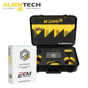 Alientech - KESS3 & ECM Titanium - ECU and TCU Programmer with Remapping Software - Full Drivers Version - 12 Month Subscription