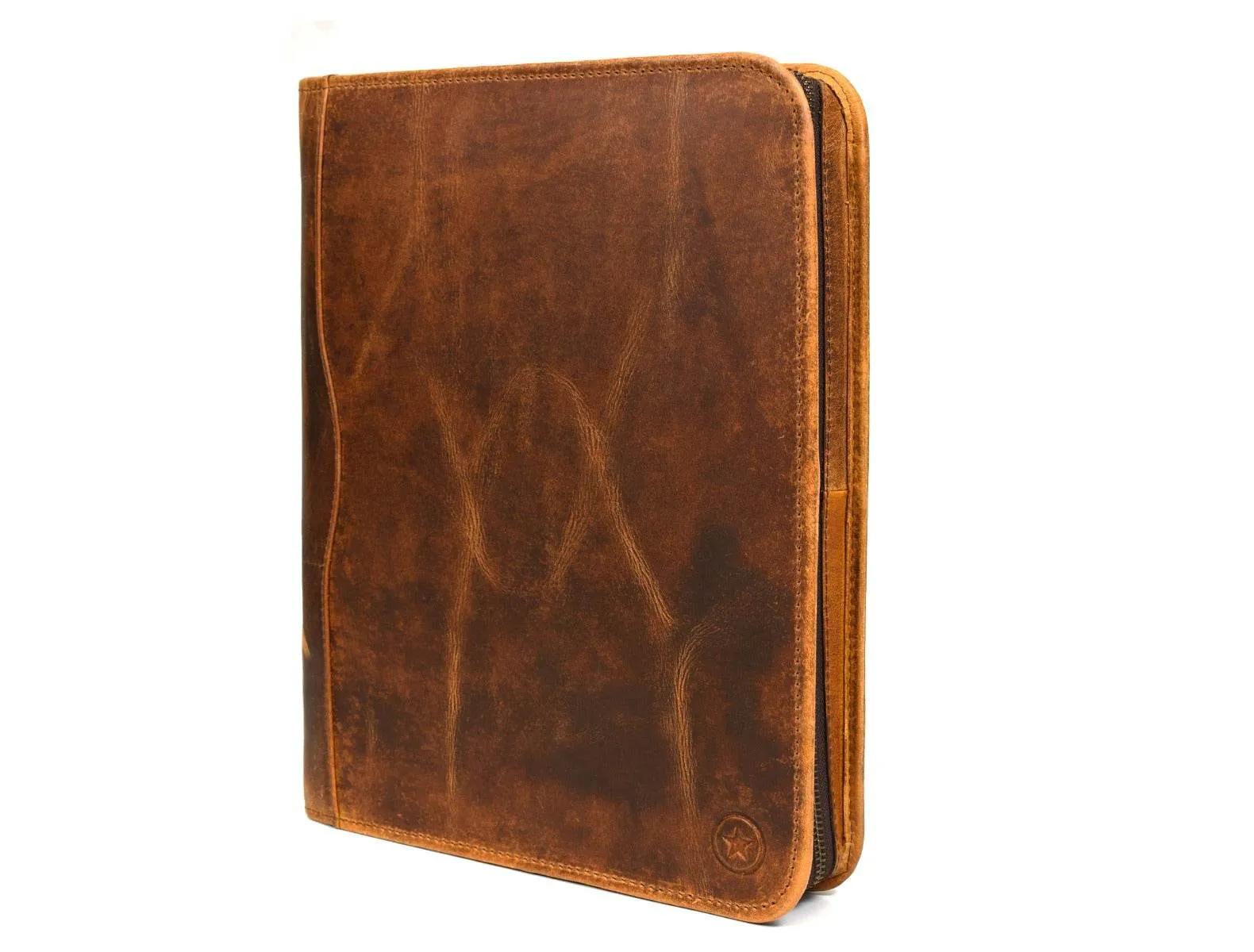 Asturias Leather Organizer - Caramel Brown