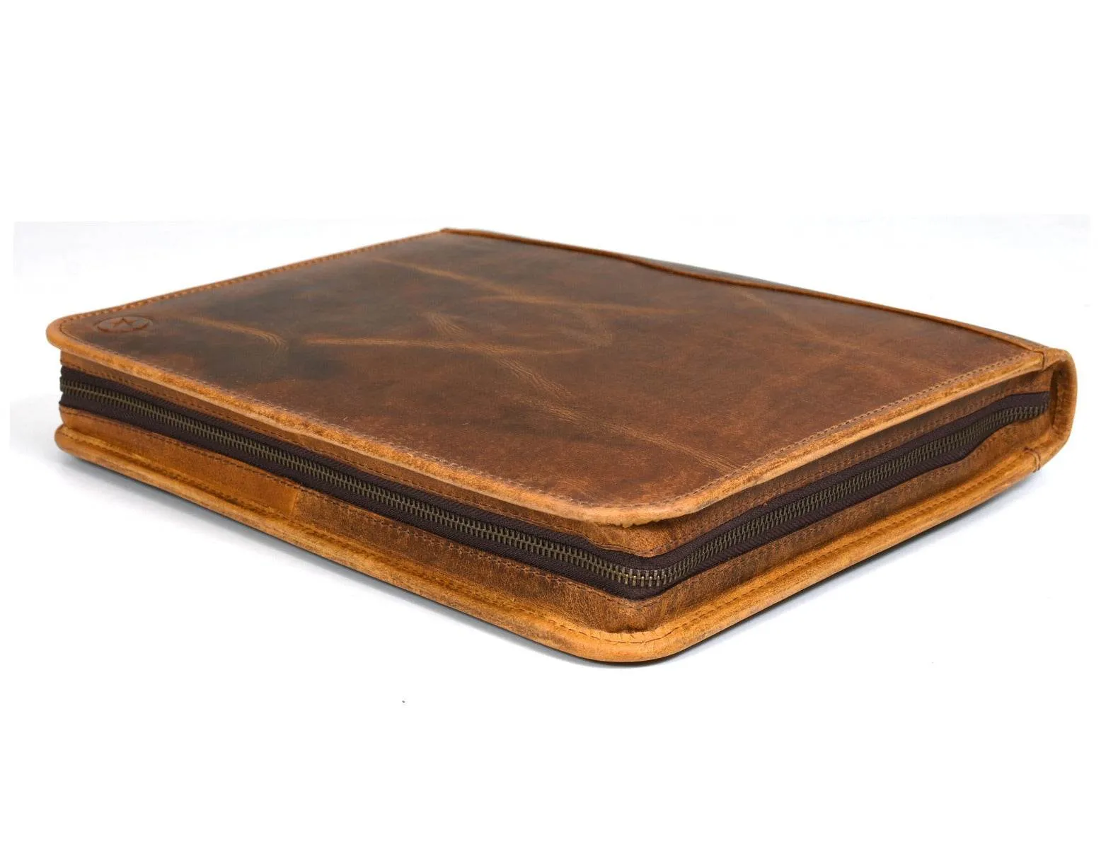 Asturias Leather Organizer - Caramel Brown