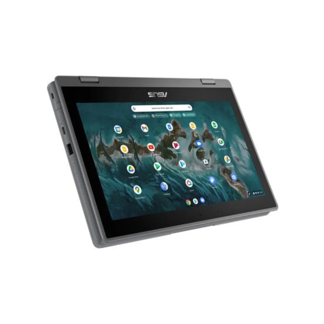 Asus CR1100-FKA Chromebook, 11.6" 2-in-1 Flip, Intel Celeron N4500, 8GB RAM, 64GB eMMC, Chrome OS, Brand New - EE