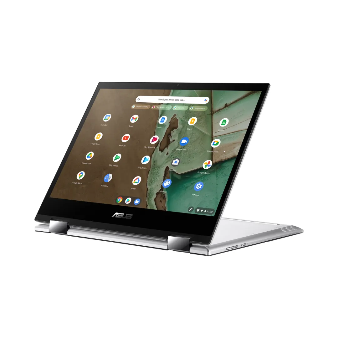 Asus FLIP CM3200 2-in-1 Chromebook, 12", MediaTek 8192, 4GB RAM, 64GB eMMC, Chrome OS, Grade-A Refurbished