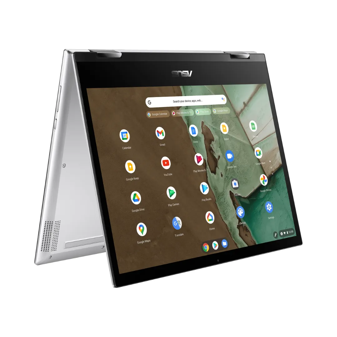 Asus FLIP CM3200 2-in-1 Chromebook, 12", MediaTek 8192, 4GB RAM, 64GB eMMC, Chrome OS, Grade-A Refurbished