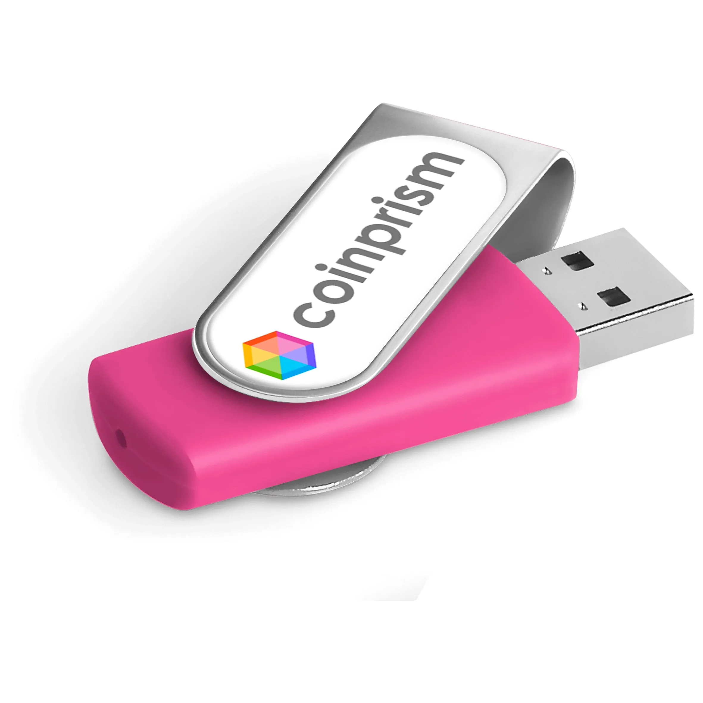 Axis 8Gb Dome Memory Stick - Pink (USB-7465)