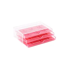 Beauty Creations Eyelash display organizer- Light pink (3pc Bulk Bundle $13 each)