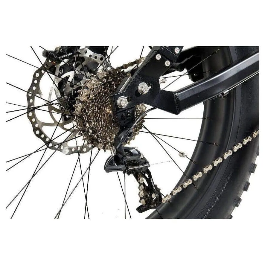 BIKONIT|WARTHOG MD750 Fat Tire All-Terrain Mid-Drive Hunting & Fishing Electric Bike