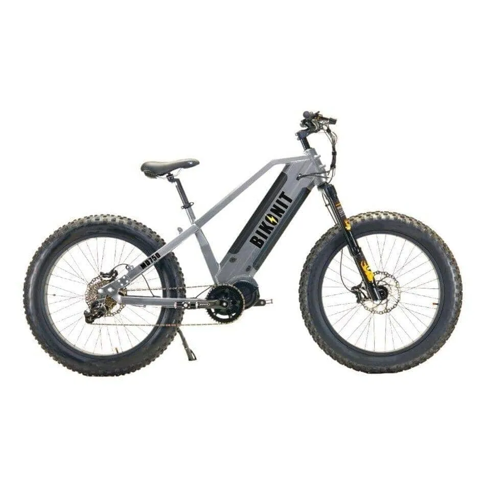 BIKONIT|WARTHOG MD750 Fat Tire All-Terrain Mid-Drive Hunting & Fishing Electric Bike