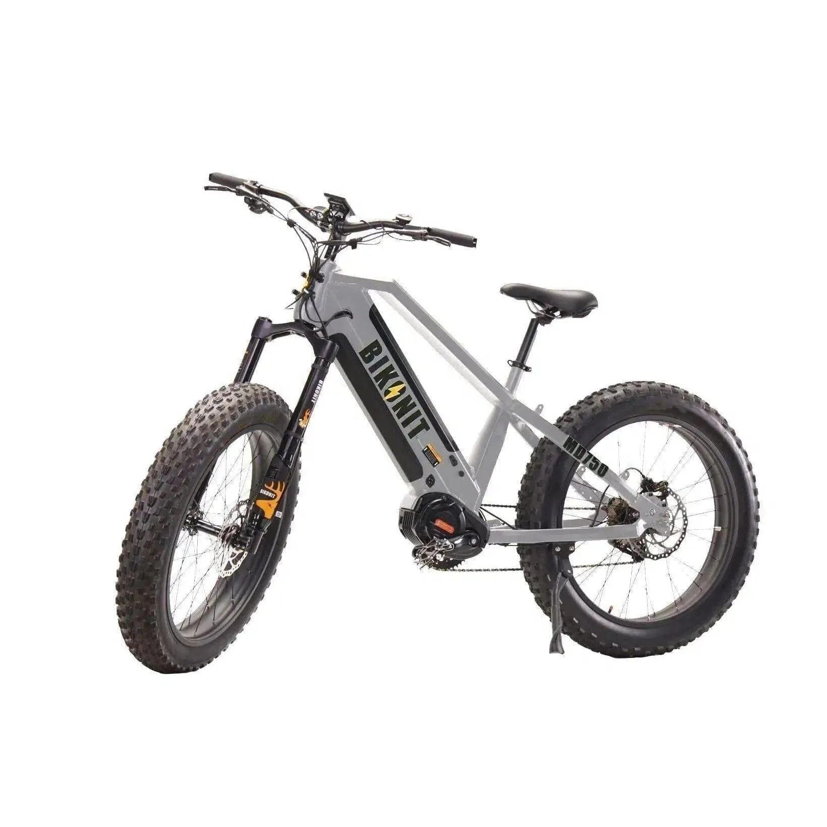 BIKONIT|WARTHOG MD750 Fat Tire All-Terrain Mid-Drive Hunting & Fishing Electric Bike