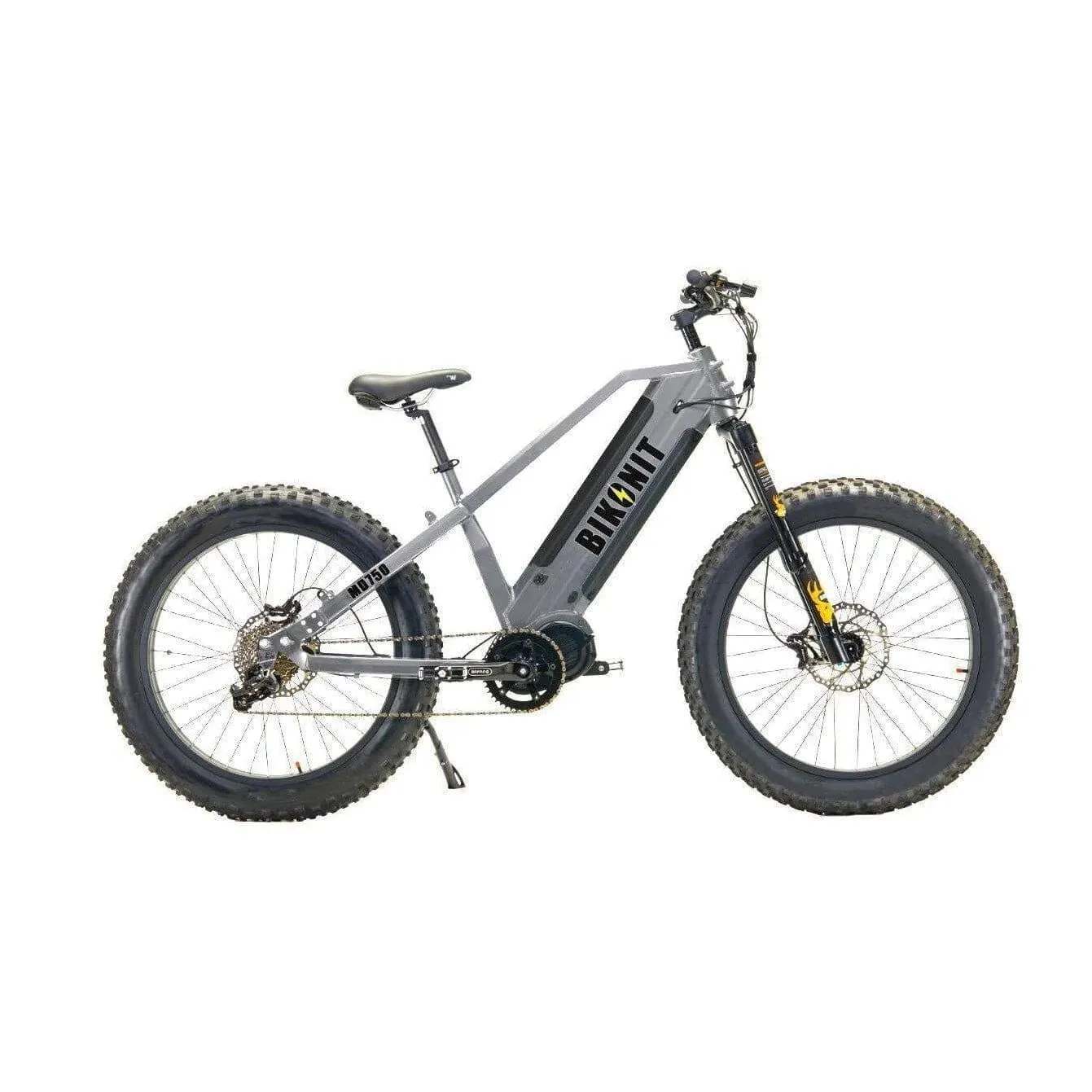 BIKONIT|WARTHOG MD750 Fat Tire All-Terrain Mid-Drive Hunting & Fishing Electric Bike