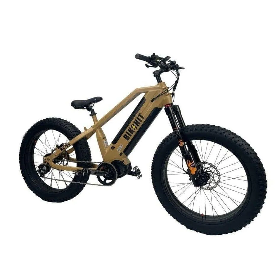 BIKONIT|WARTHOG MD750 Fat Tire All-Terrain Mid-Drive Hunting & Fishing Electric Bike