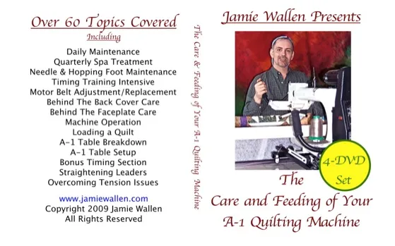 Care and Feeding of Your A-1 Quilting Machine  on USB Drive