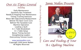 Care and Feeding of Your A-1 Quilting Machine  on USB Drive