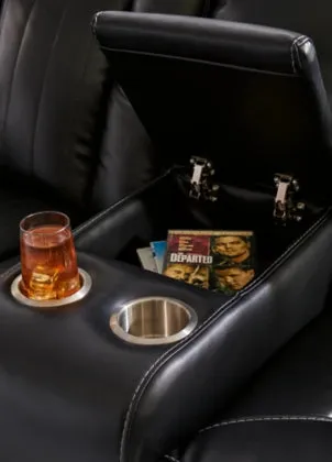 Caveman Den Power Reclining Loveseat