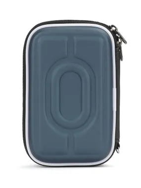 CoolBELL Travel Hard Disk Case - Multi-Pocket Organizer | 15.5x9.5x2.5 cm | Blue