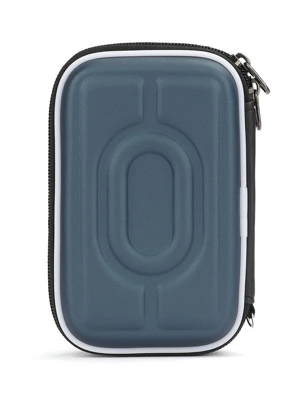CoolBELL Travel Hard Disk Case - Multi-Pocket Organizer | 15.5x9.5x2.5 cm | Blue