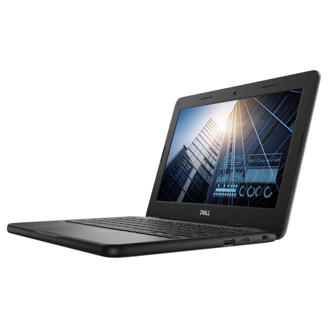 Dell 3100 Chromebook, 11.6", Intel Celeron N4020, 1.10GHz, 4GB RAM, 16GB eMMC, Chrome OS, Grade A Refurbished - EE