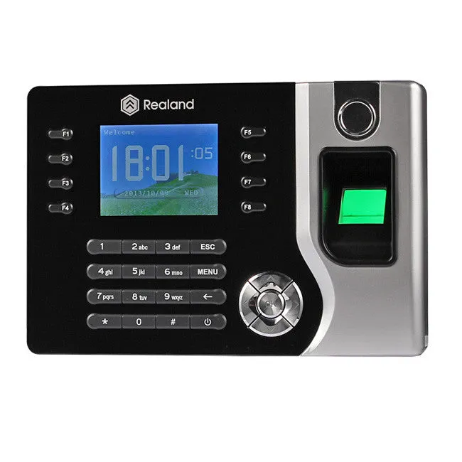 [Discontinued] Biometric Fingerprint Attendance Time Clock   Id Card Reader   Tcp/ip   Usb