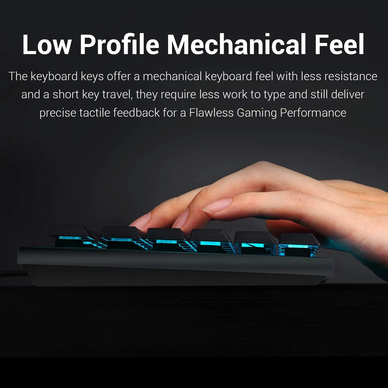 DYAUS PRO K509-1 :- 104 Keys RGB Wired Keyboard without side LED (Mechanical Feel)