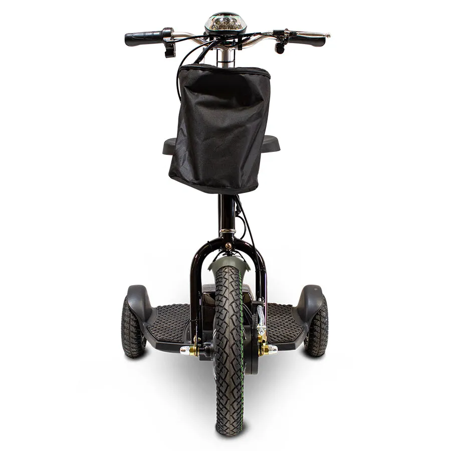 E-Wheels EW-18 Stand-N-Ride - 3-Wheel Moped Electric Mobility Scooter - Top Speed 15mph - 350W
