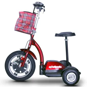 E-Wheels EW-18 Stand-N-Ride - 3-Wheel Moped Electric Mobility Scooter - Top Speed 15mph - 350W