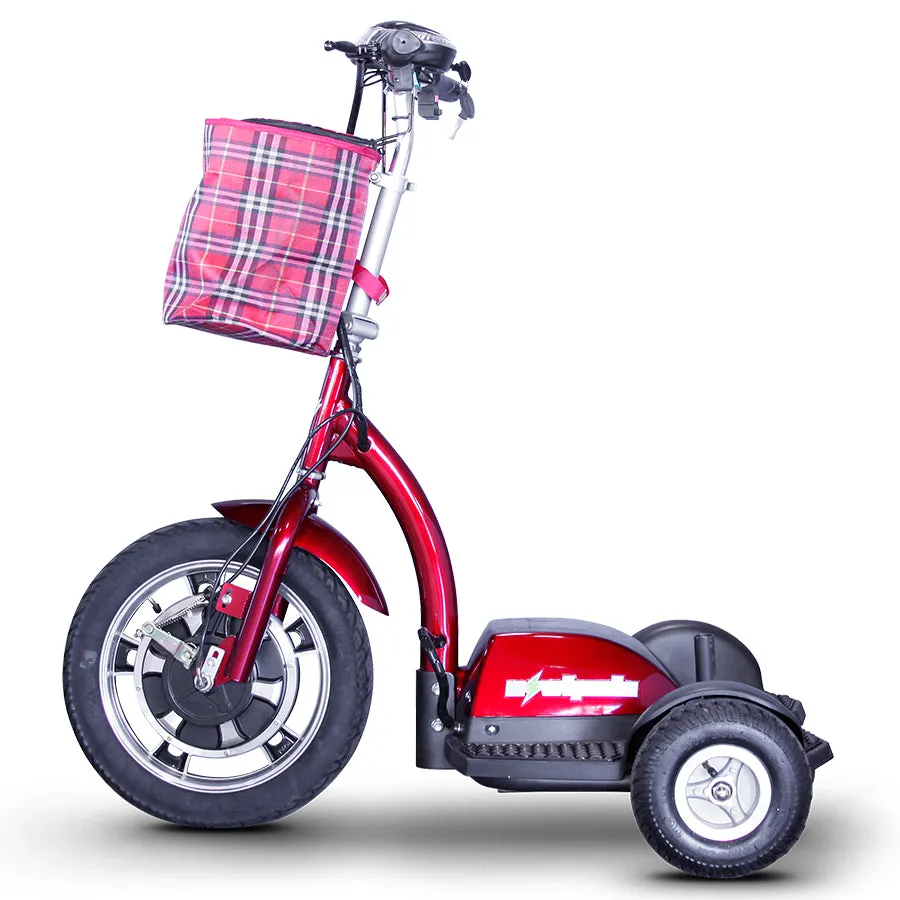 E-Wheels EW-18 Stand-N-Ride - 3-Wheel Moped Electric Mobility Scooter - Top Speed 15mph - 350W