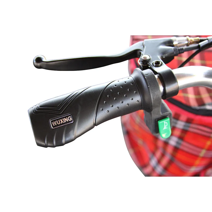 E-Wheels EW-18 Stand-N-Ride - 3-Wheel Moped Electric Mobility Scooter - Top Speed 15mph - 350W