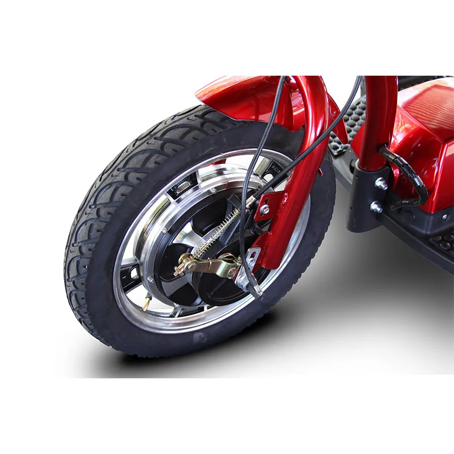 E-Wheels EW-18 Stand-N-Ride - 3-Wheel Moped Electric Mobility Scooter - Top Speed 15mph - 350W