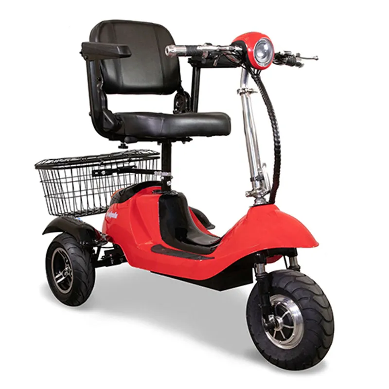E-Wheels EW-20 - 3-Wheel Sporty Electric Mobility Scooter - Top Speed 15mph - 500W