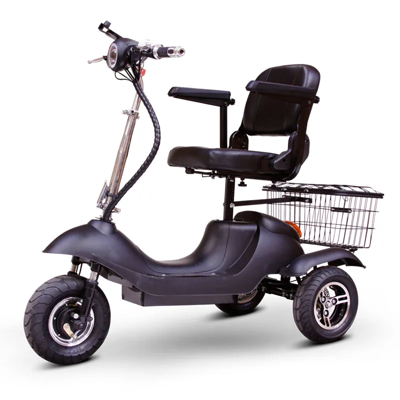 E-Wheels EW-20 - 3-Wheel Sporty Electric Mobility Scooter - Top Speed 15mph - 500W