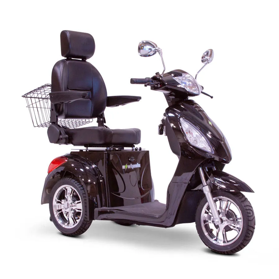E-Wheels EW-36 - Wide Body 3-Wheel Electric Mobility Scooter - Top Speed 12mph - 500W