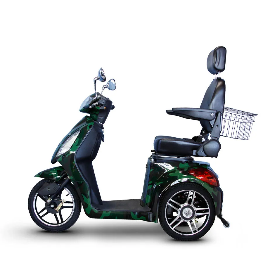 E-Wheels EW-36 - Wide Body 3-Wheel Electric Mobility Scooter - Top Speed 12mph - 500W