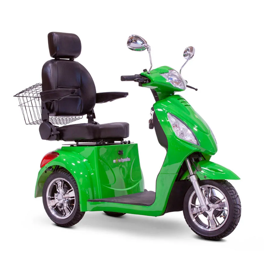 E-Wheels EW-36 - Wide Body 3-Wheel Electric Mobility Scooter - Top Speed 12mph - 500W