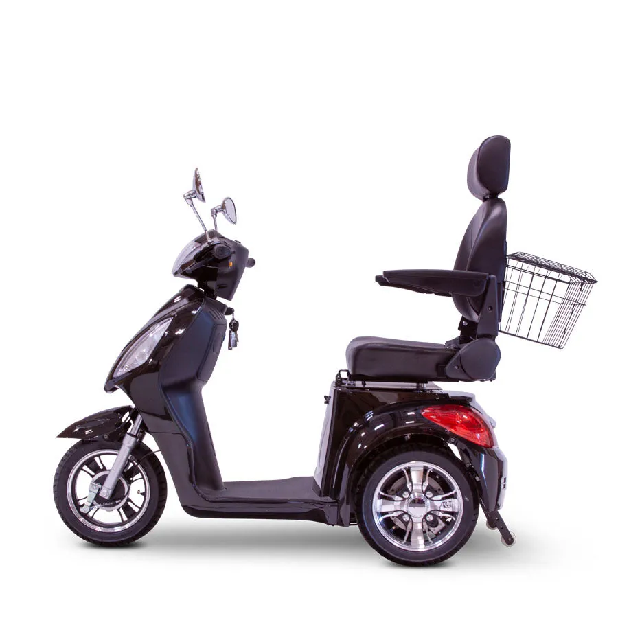 E-Wheels EW-36 - Wide Body 3-Wheel Electric Mobility Scooter - Top Speed 12mph - 500W
