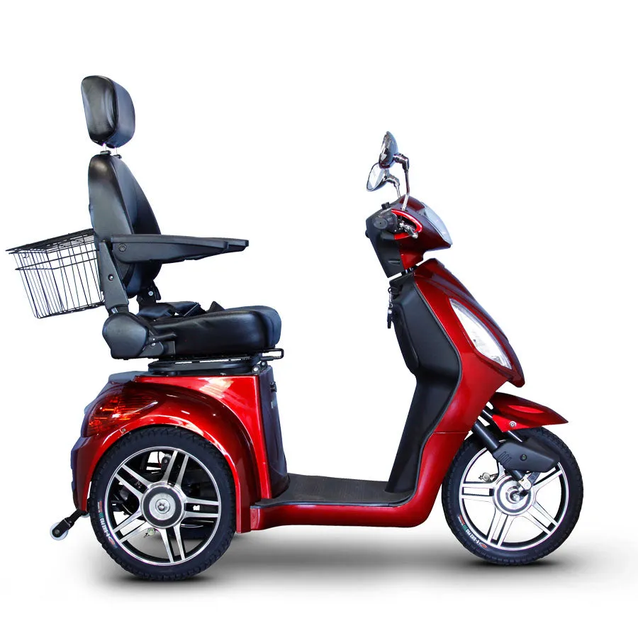 E-Wheels EW-36 - Wide Body 3-Wheel Electric Mobility Scooter - Top Speed 12mph - 500W