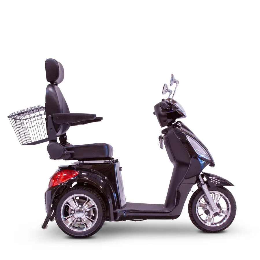 E-Wheels EW-36 - Wide Body 3-Wheel Electric Mobility Scooter - Top Speed 12mph - 500W