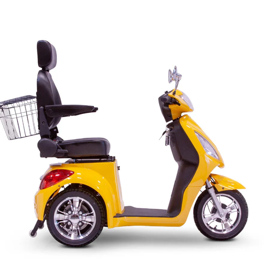 E-Wheels EW-36 - Wide Body 3-Wheel Electric Mobility Scooter - Top Speed 12mph - 500W