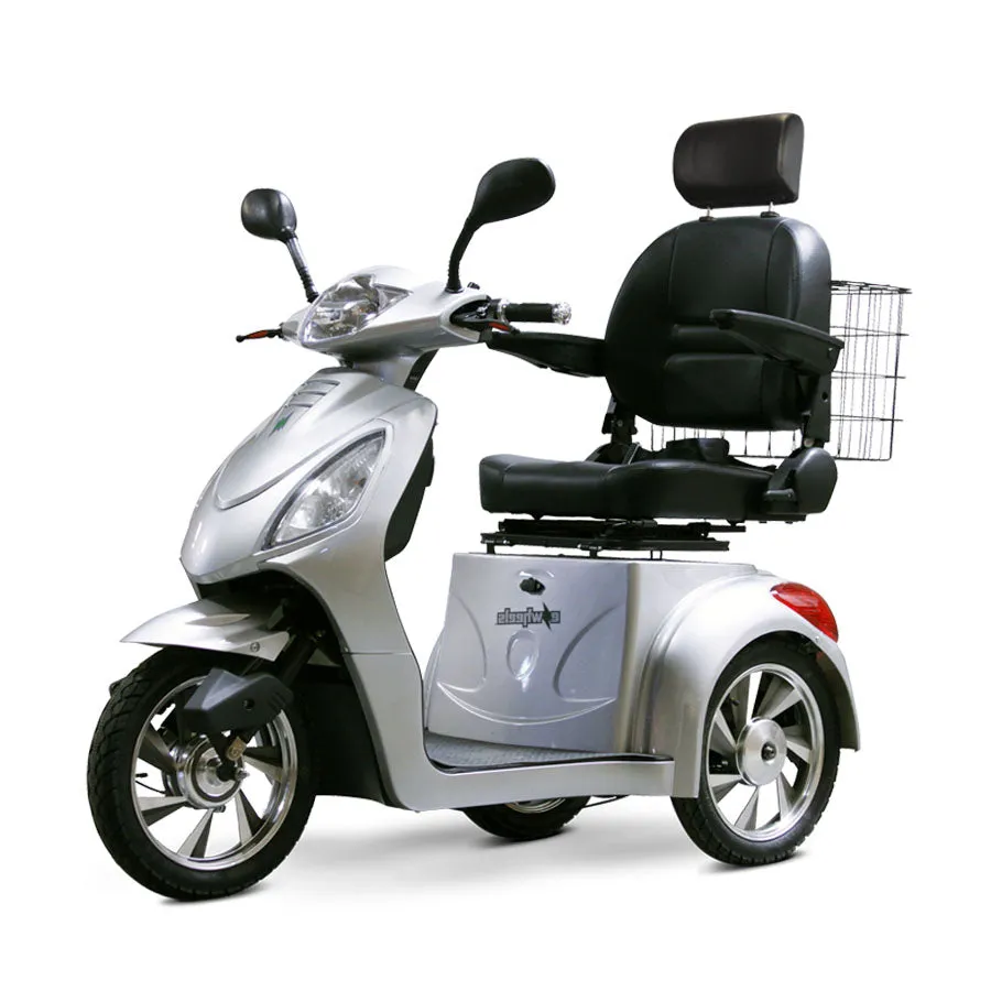 E-Wheels EW-36 - Wide Body 3-Wheel Electric Mobility Scooter - Top Speed 12mph - 500W