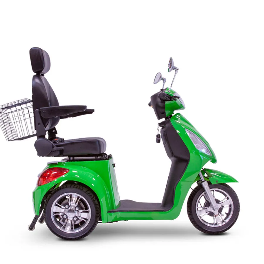 E-Wheels EW-36 - Wide Body 3-Wheel Electric Mobility Scooter - Top Speed 12mph - 500W