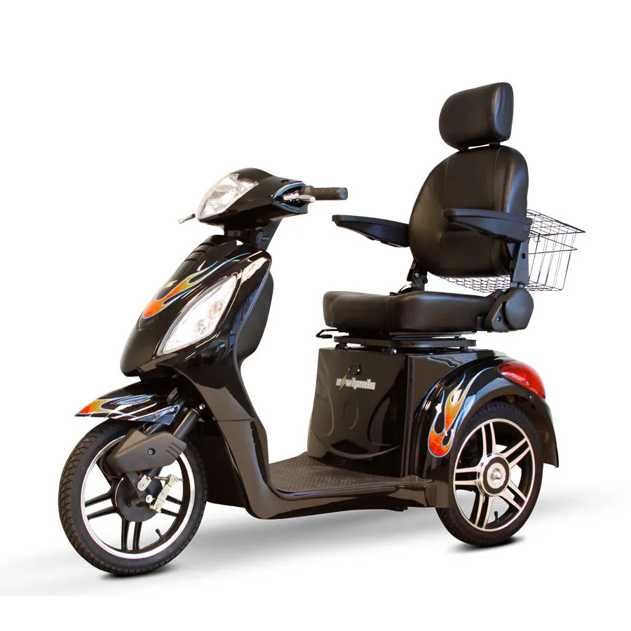E-Wheels EW-36 - Wide Body 3-Wheel Electric Mobility Scooter - Top Speed 12mph - 500W
