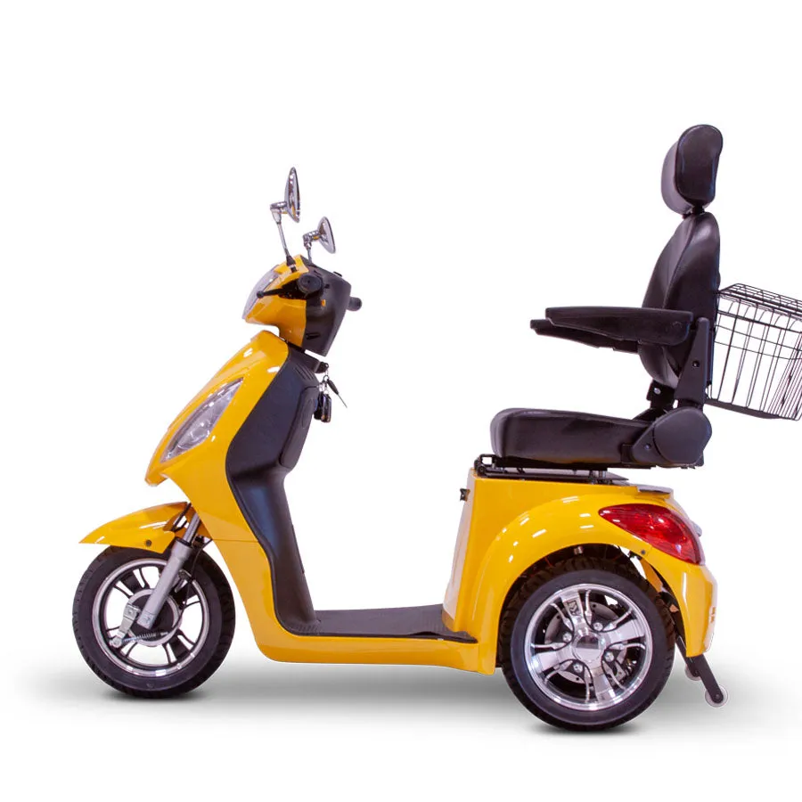 E-Wheels EW-36 - Wide Body 3-Wheel Electric Mobility Scooter - Top Speed 12mph - 500W