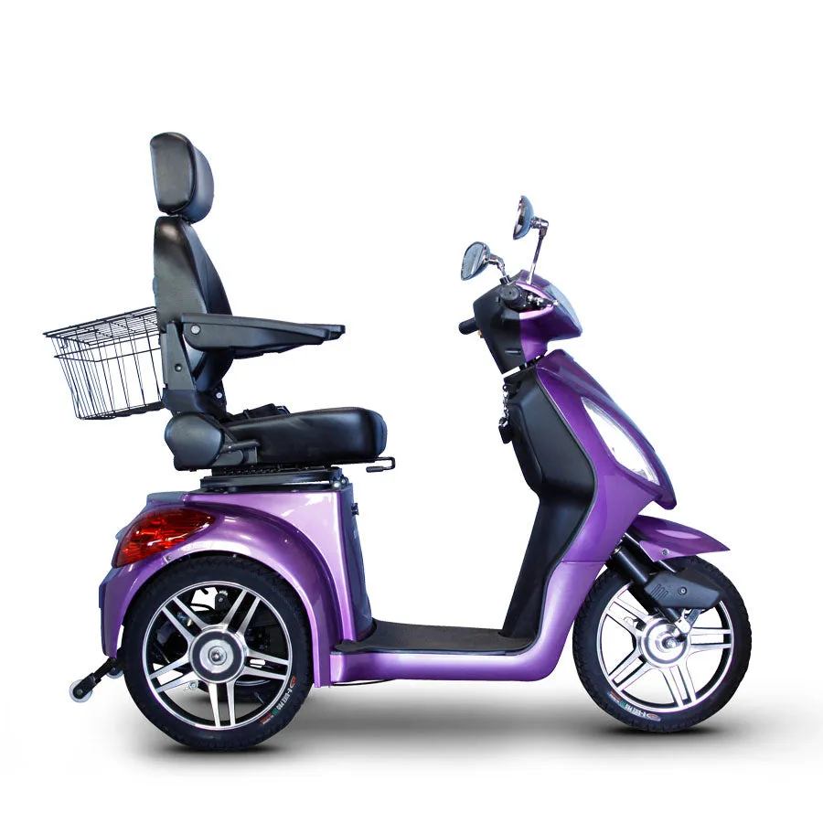 E-Wheels EW-36 - Wide Body 3-Wheel Electric Mobility Scooter - Top Speed 12mph - 500W