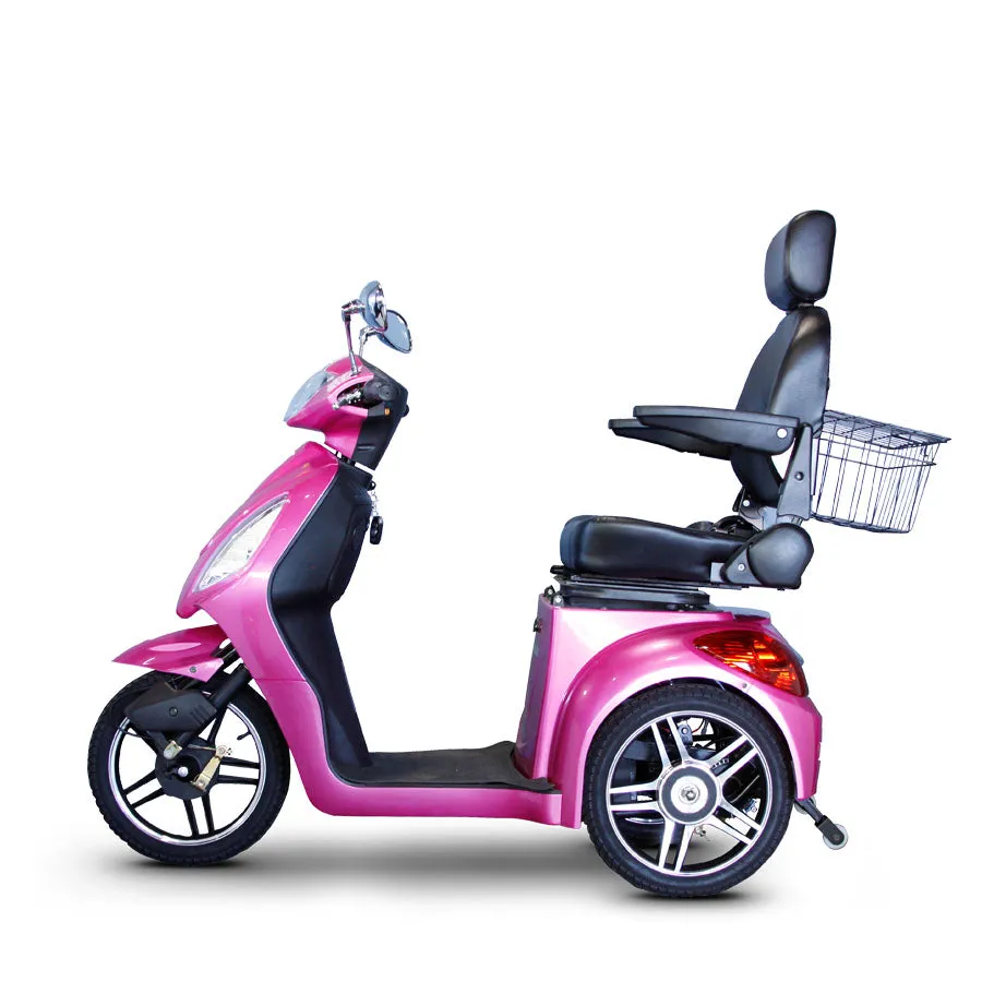 E-Wheels EW-36 - Wide Body 3-Wheel Electric Mobility Scooter - Top Speed 12mph - 500W