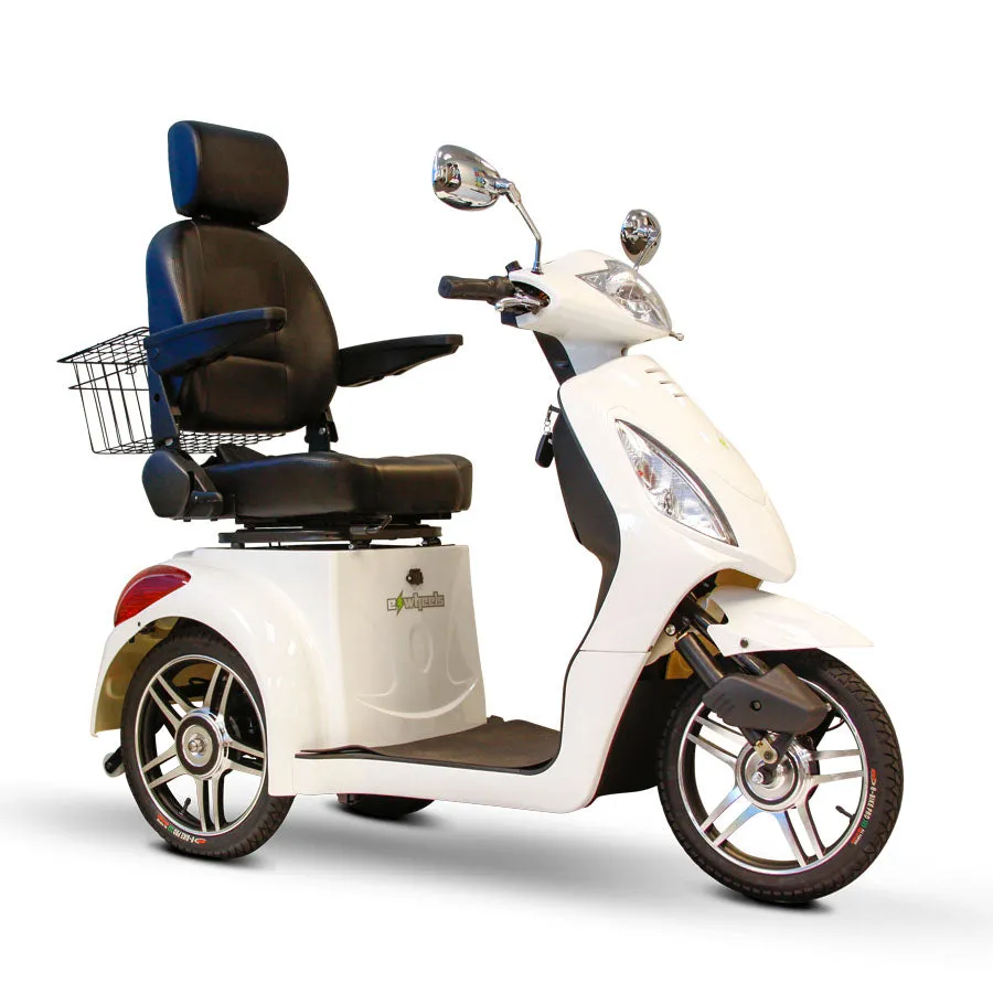 E-Wheels EW-36 - Wide Body 3-Wheel Electric Mobility Scooter - Top Speed 12mph - 500W