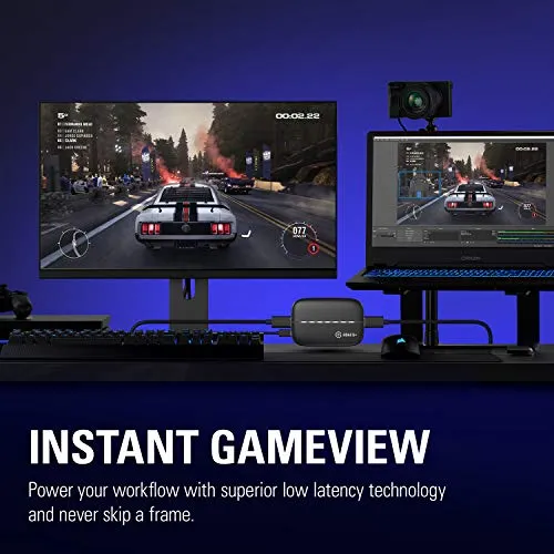 Elgato HD60 S  Capture Card1080p60 HDR10 capture, 4K60 HDR10 zero-lag passthrough, ultra-low latency, PS5, PS4/Pro, Xbox Series X/S, Xbox One X/S, USB 3.0