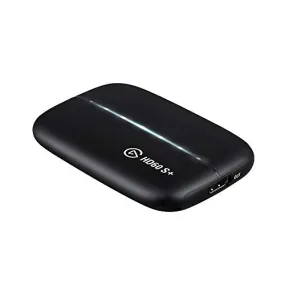 Elgato HD60 S  Capture Card1080p60 HDR10 capture, 4K60 HDR10 zero-lag passthrough, ultra-low latency, PS5, PS4/Pro, Xbox Series X/S, Xbox One X/S, USB 3.0